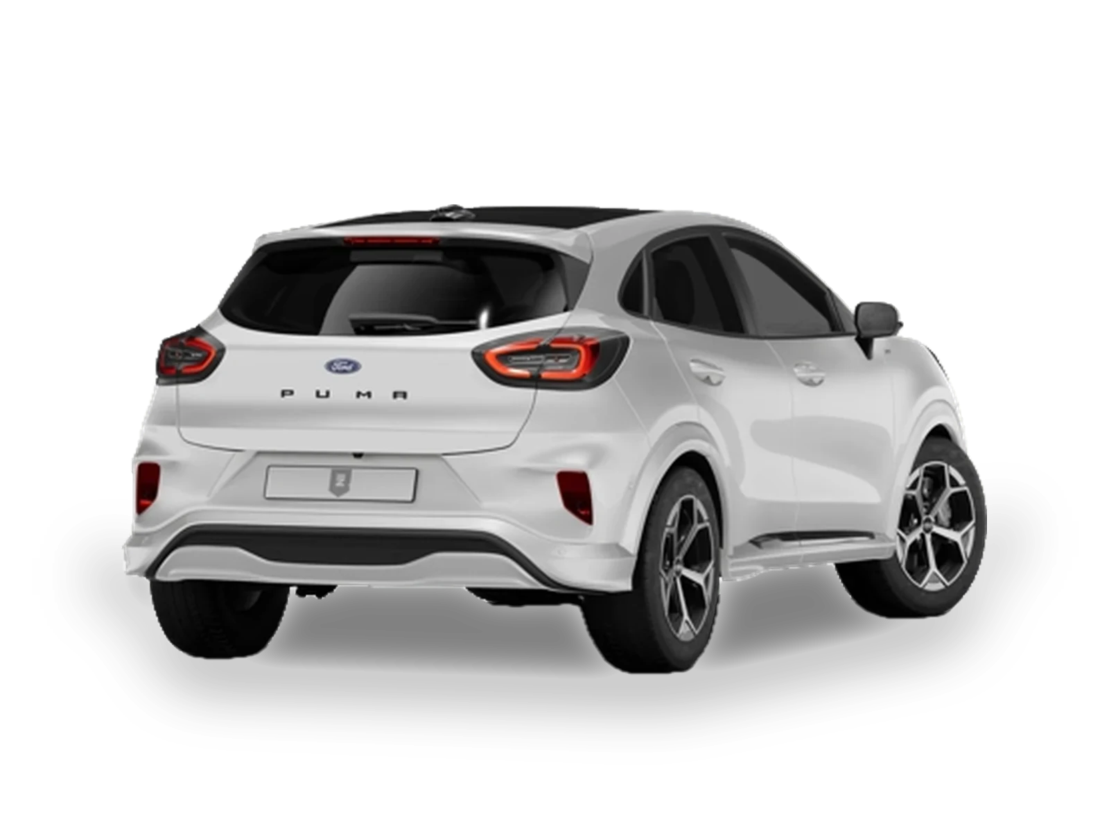 Ford Puma, trasera