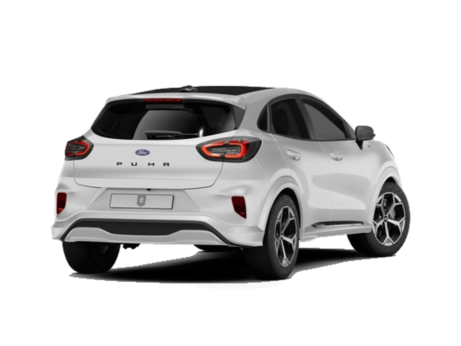 Ford Puma, trasera