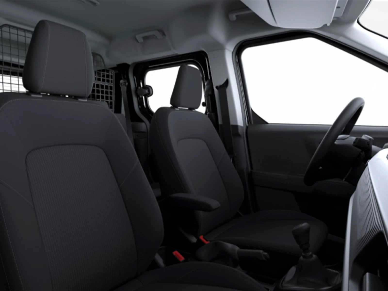 Ford Transit Courier, asientos delanteros