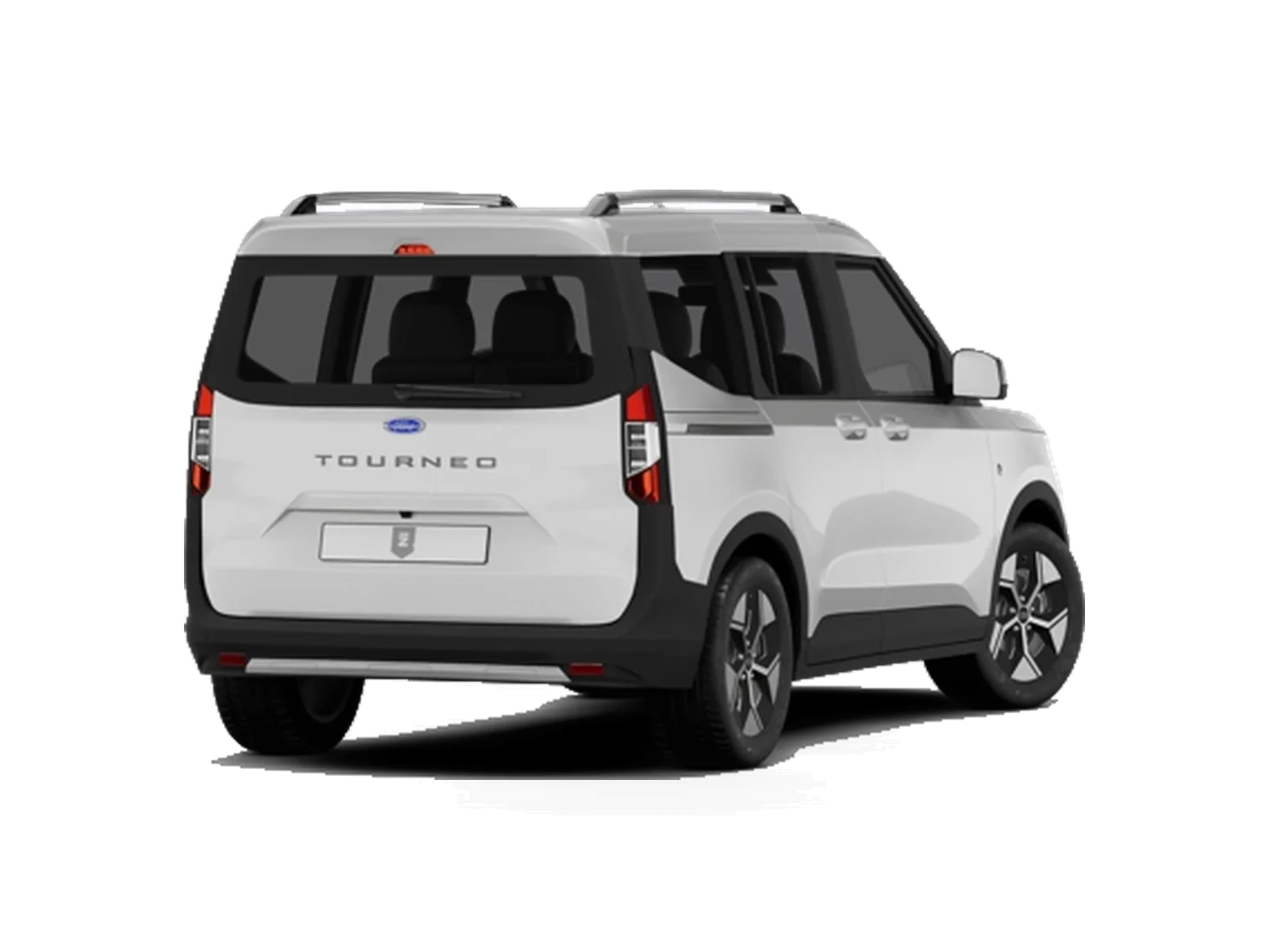 Ford Transit Courier, trasera
