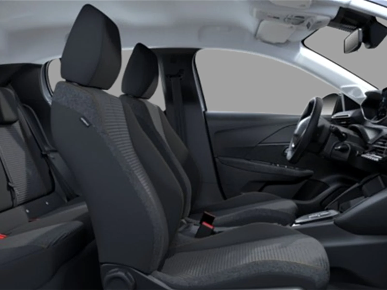 Peugeot 208, asientos delanteros