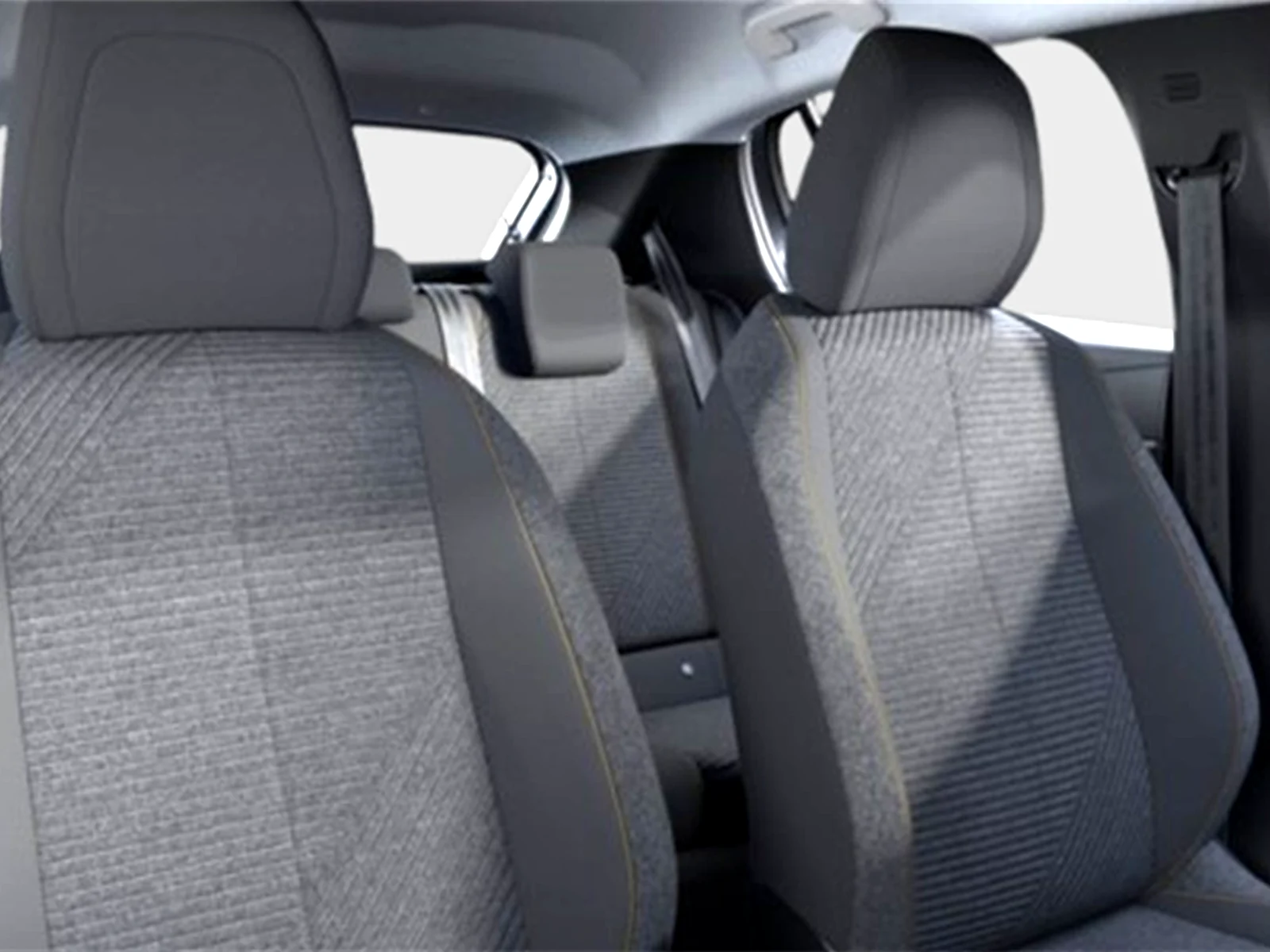 Peugeot 208, asientos delanteros