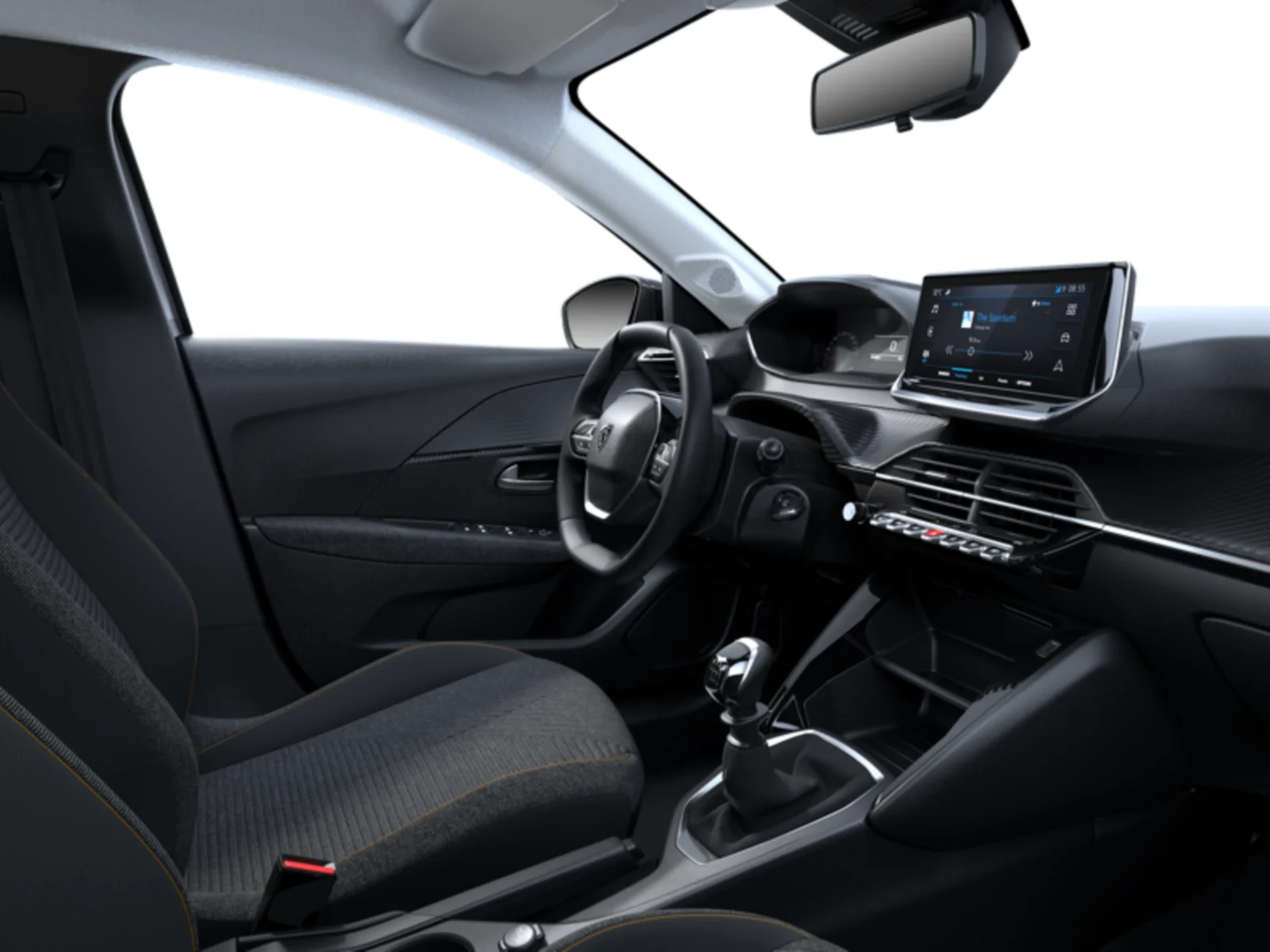 Peugeot 208, asientos delanteros