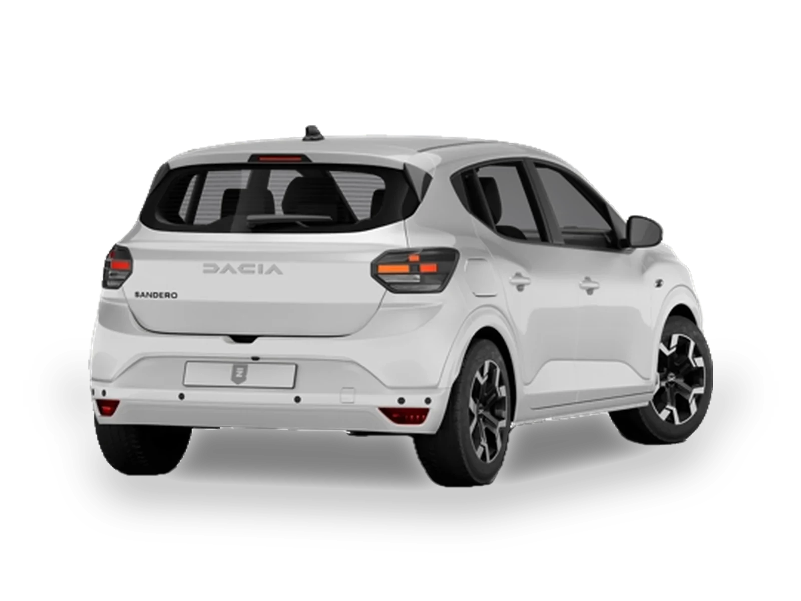 Dacia Sandero, trasera