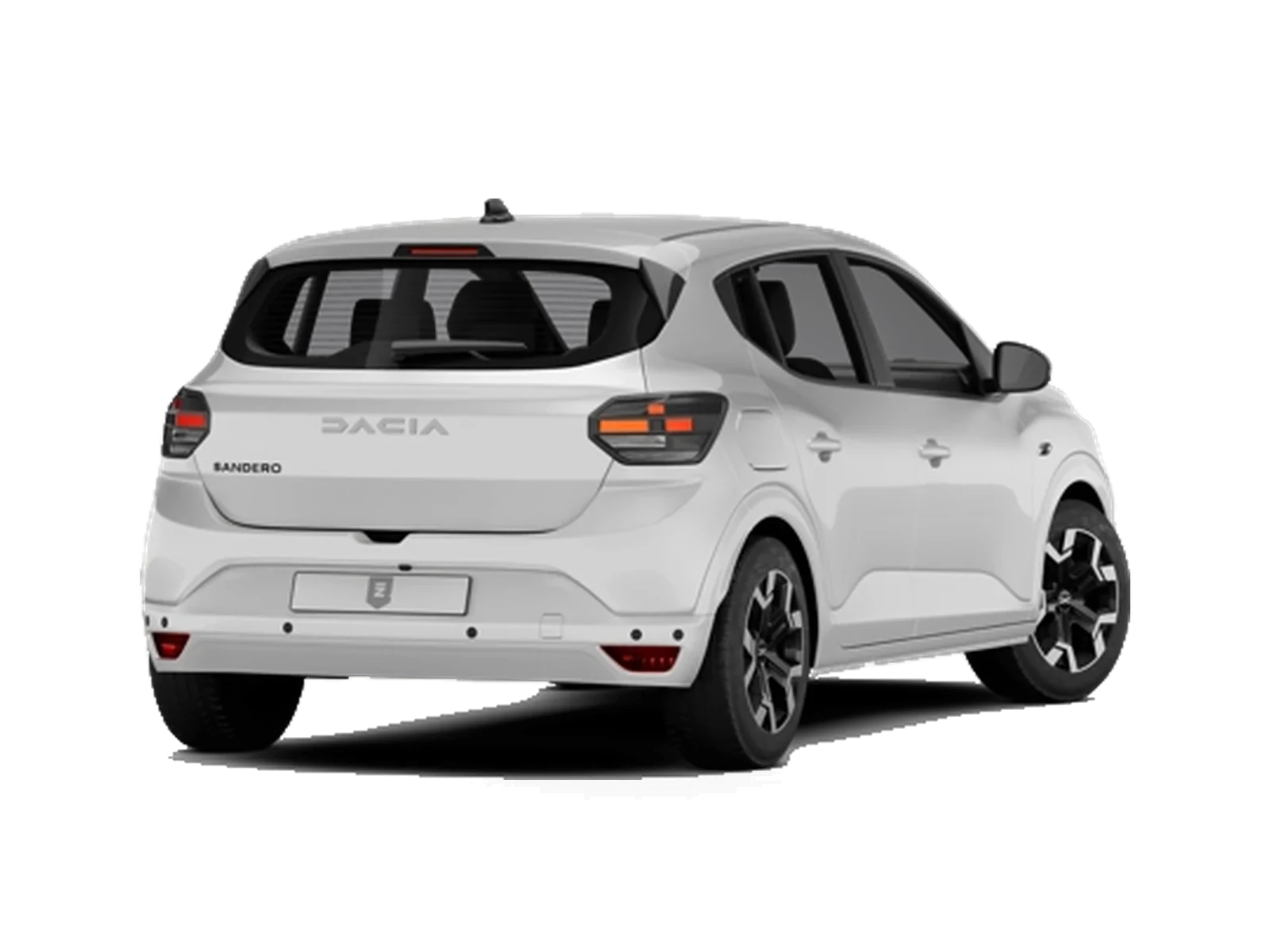 Dacia Sandero, trasera