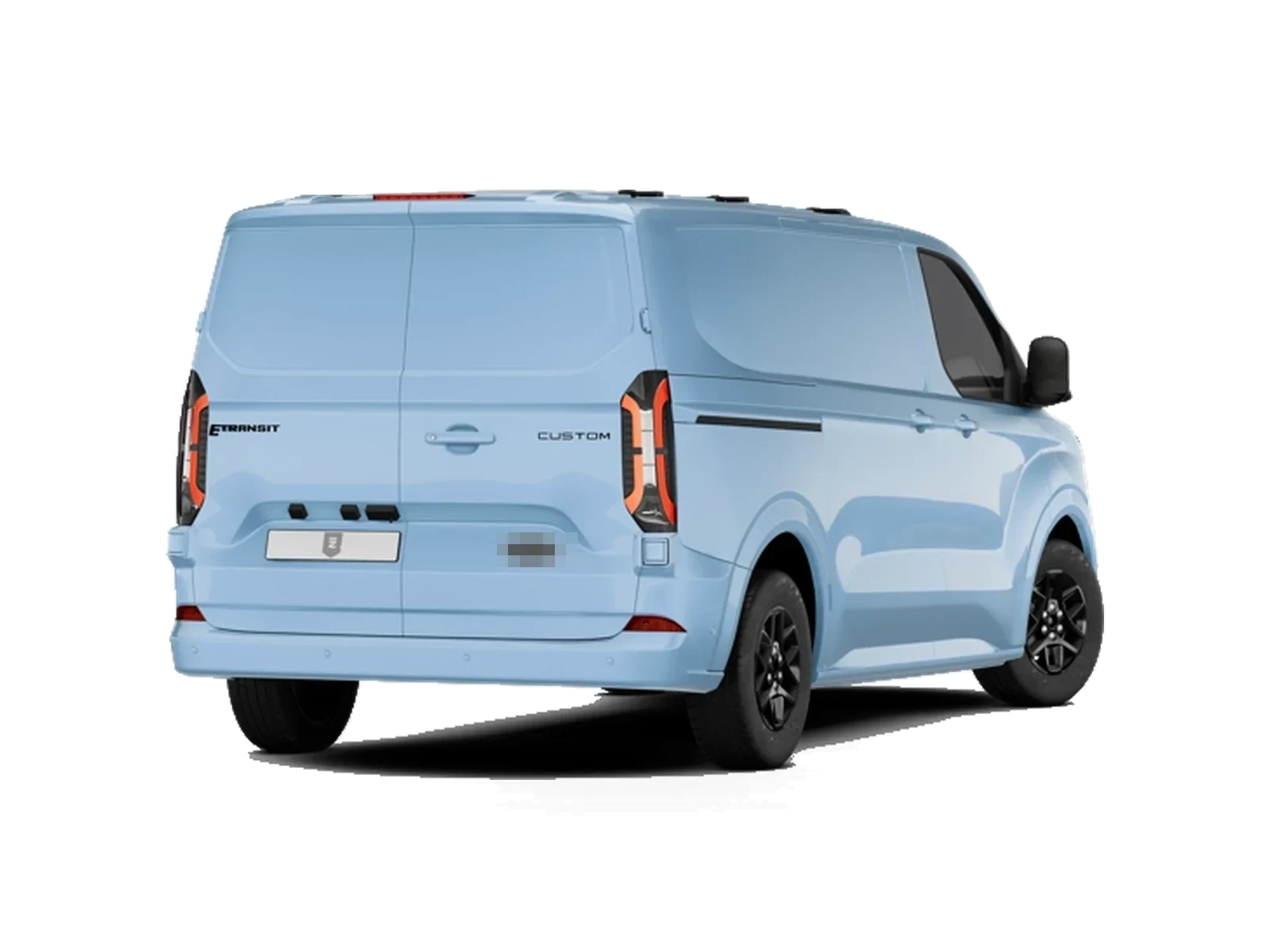 Ford Transit Custom, trasera