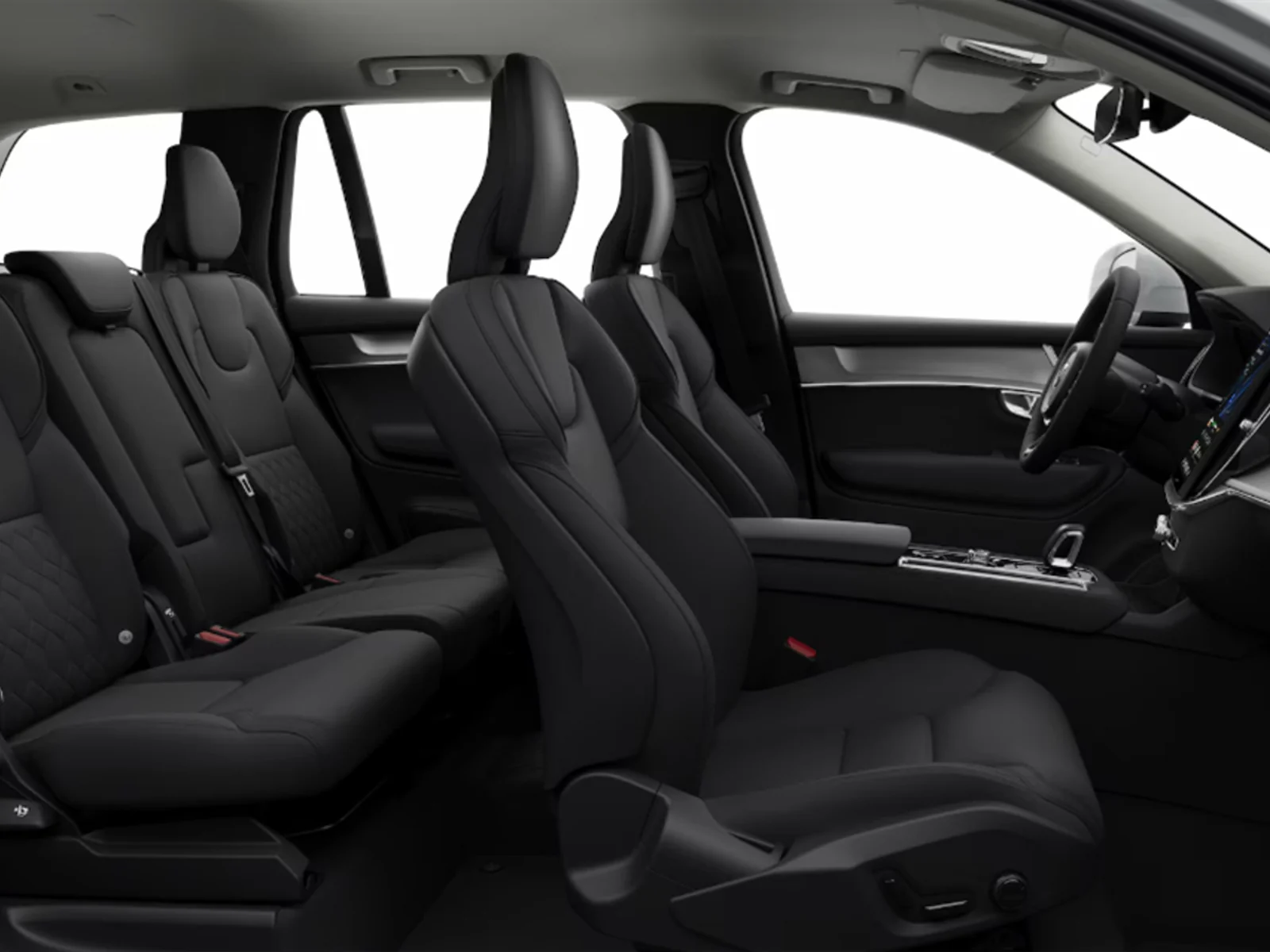 Volvo XC90, plazas traseras