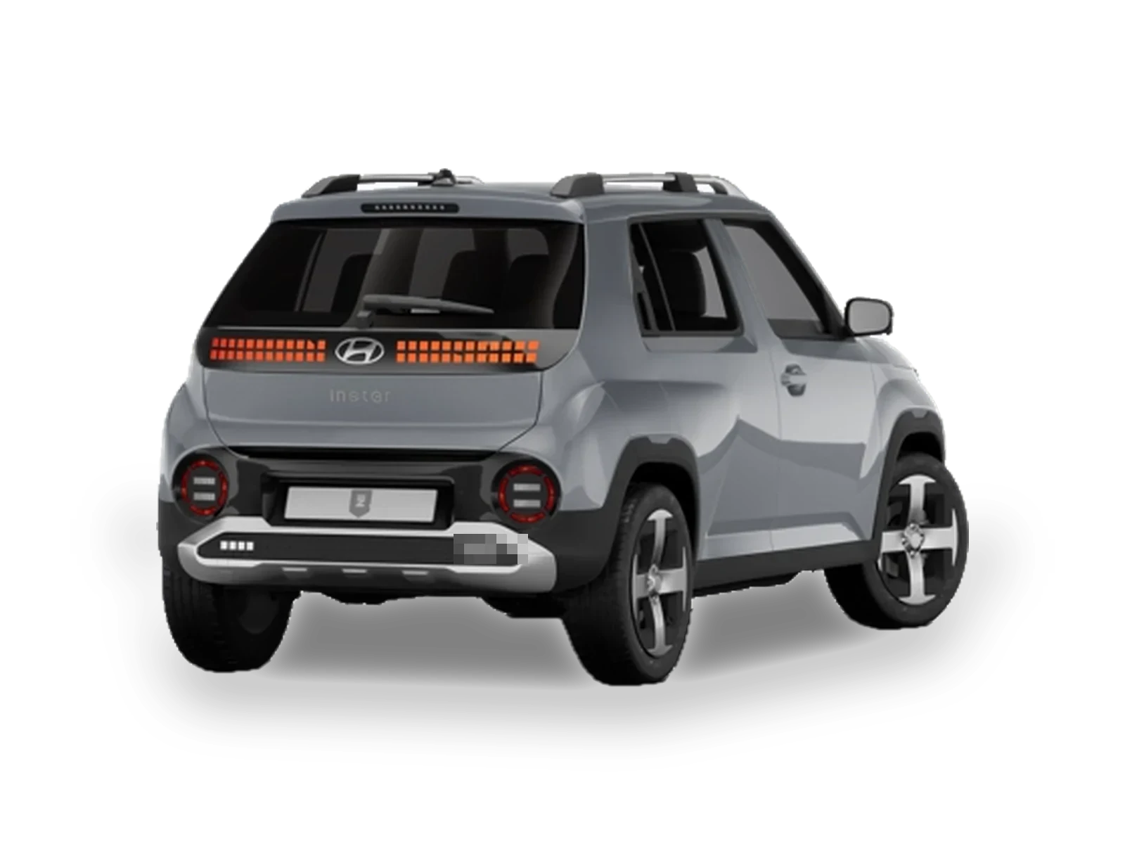 Hyundai Inster, trasera
