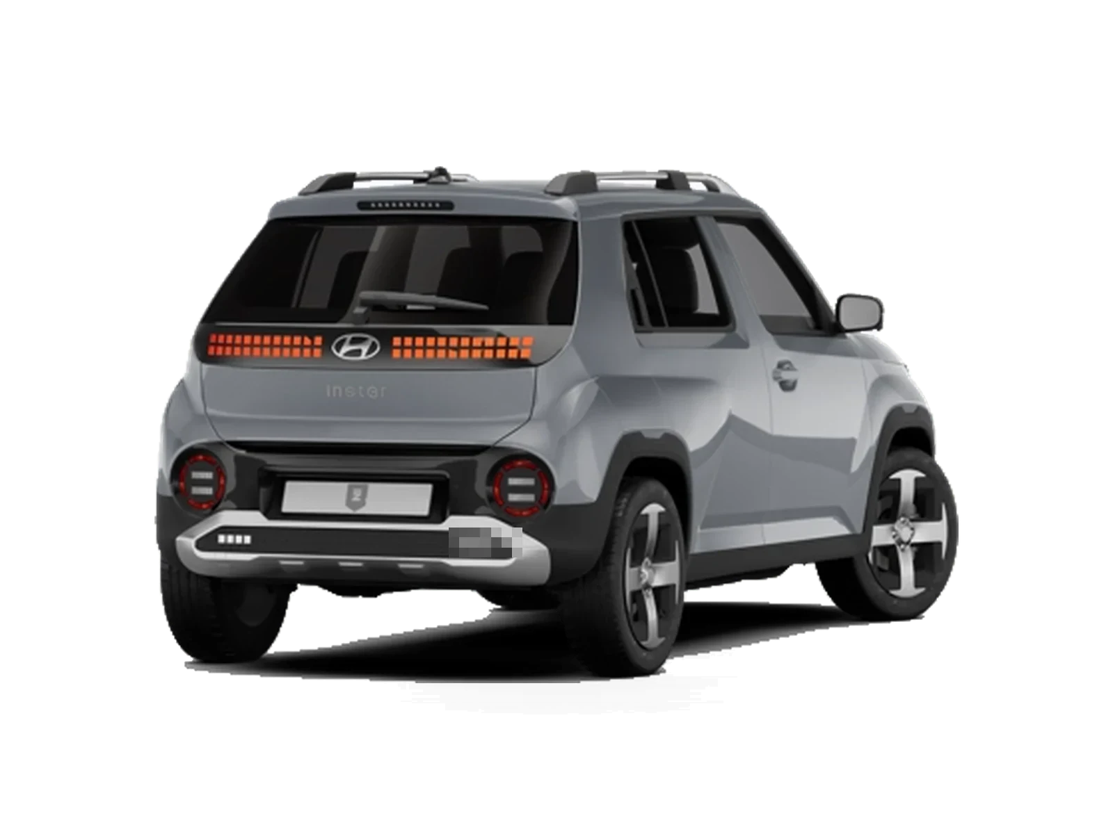 Hyundai Inster, trasera