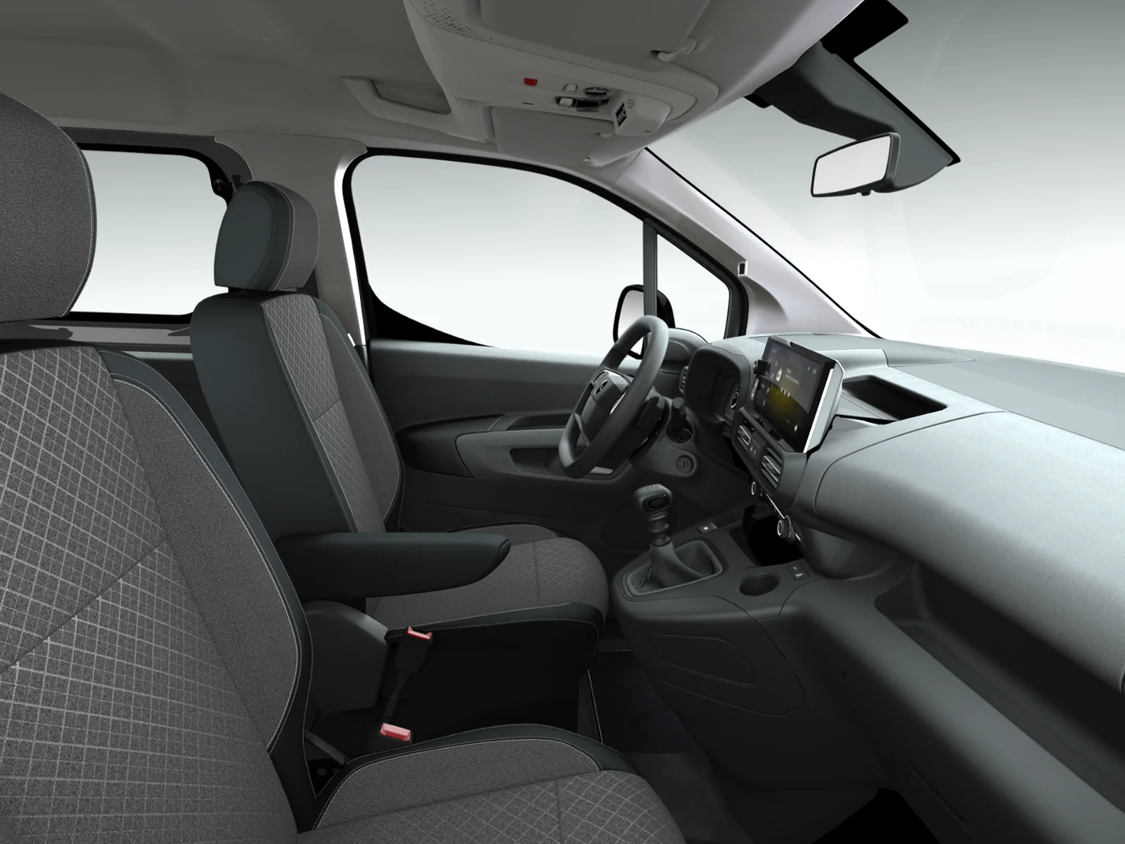 Opel Combo, asientos delanteros
