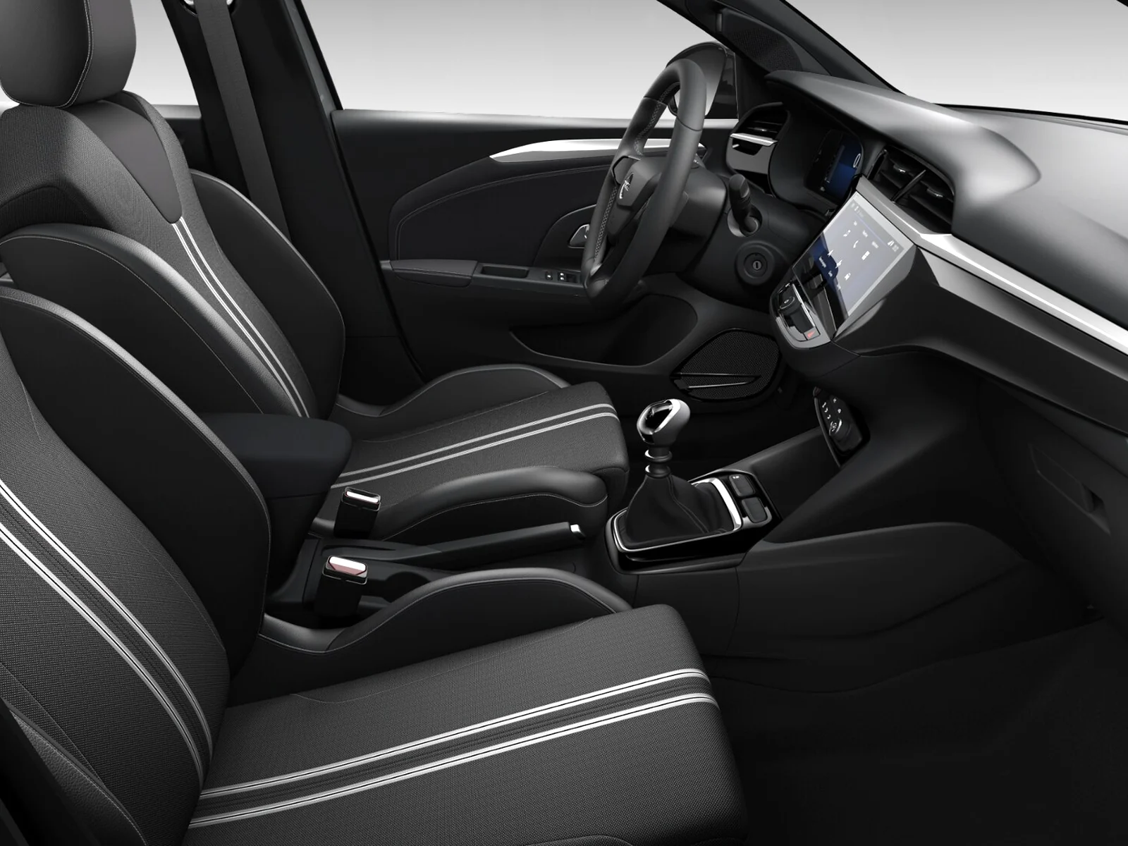Opel Corsa, asientos delanteros