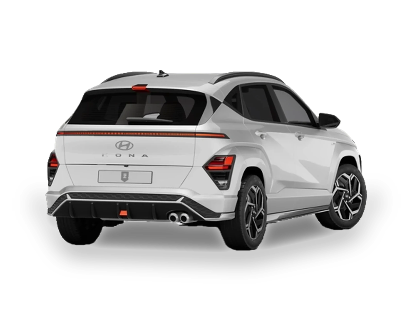 Hyundai Kona, trasera