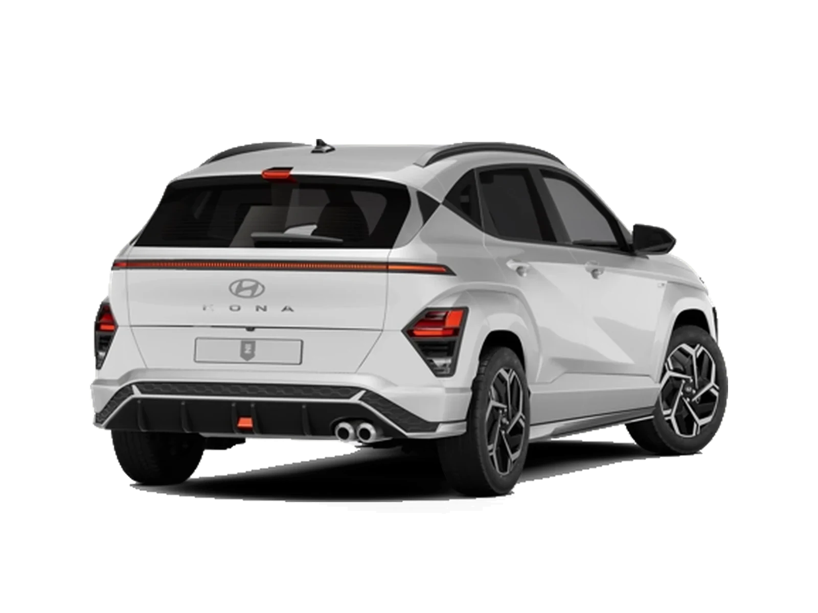 Hyundai Kona, trasera
