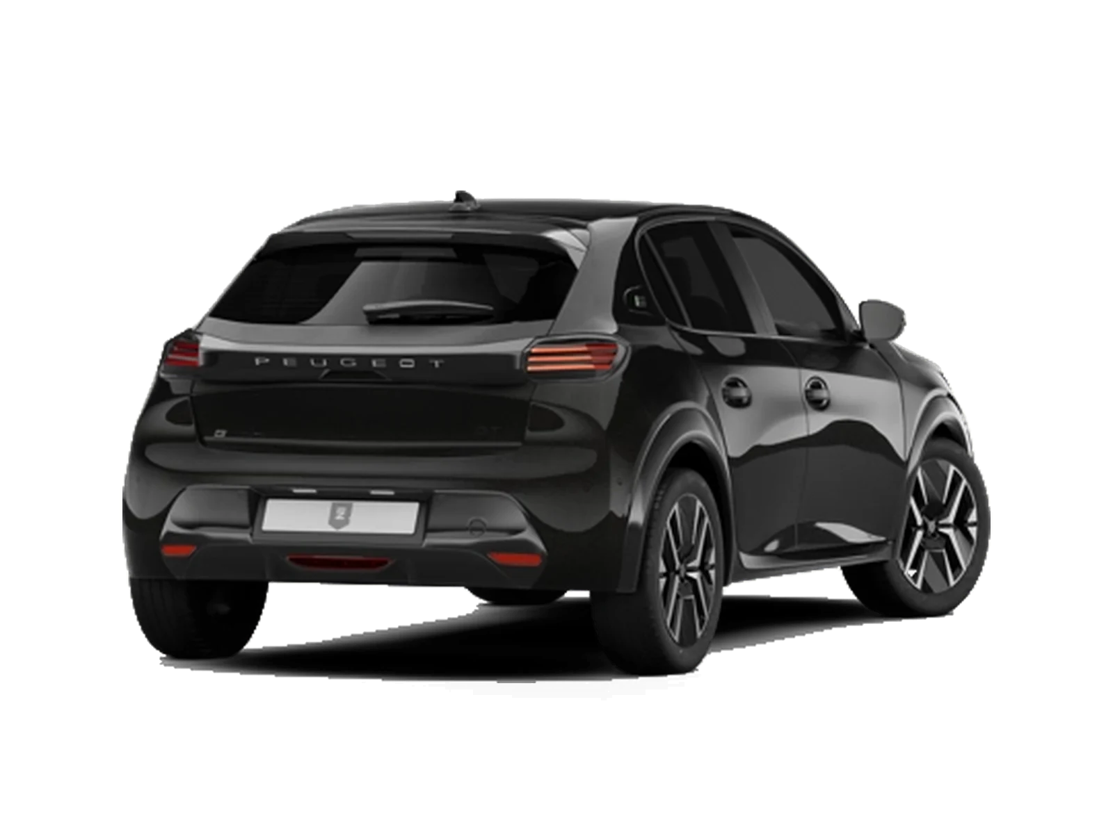 Peugeot e-208, trasera